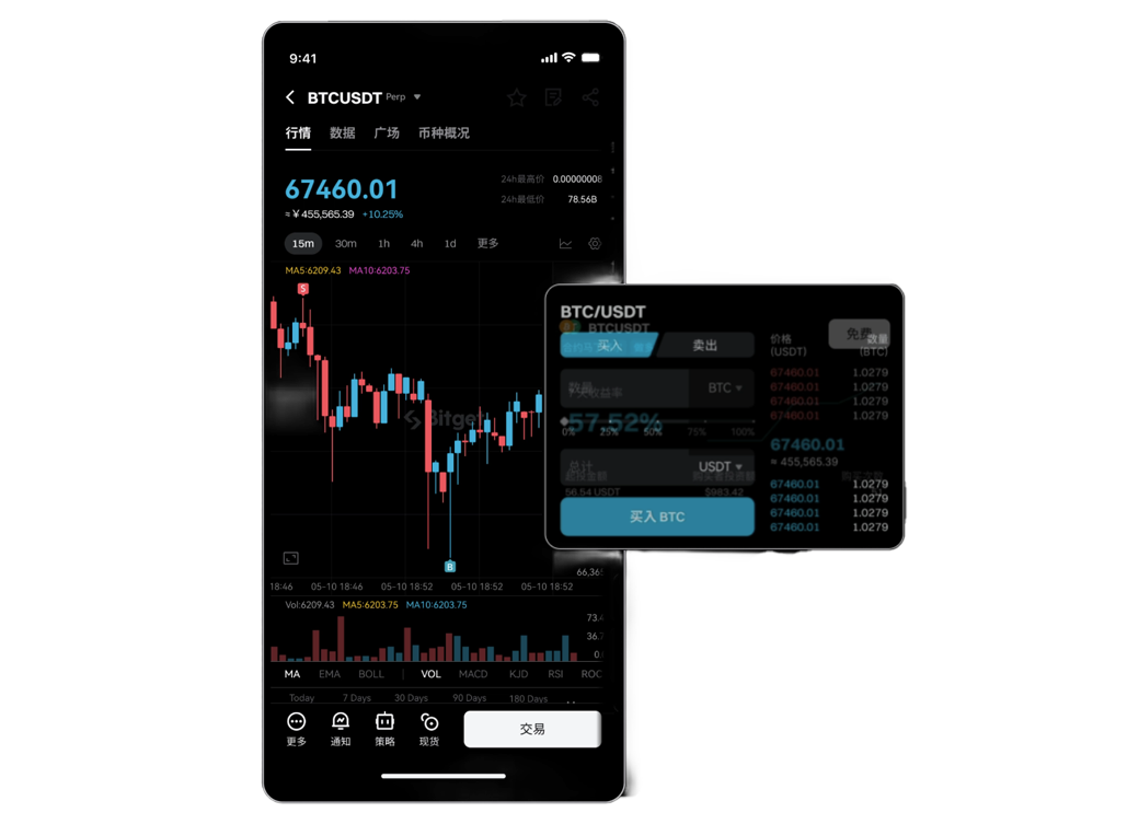 Bitget中文官网APP界面
